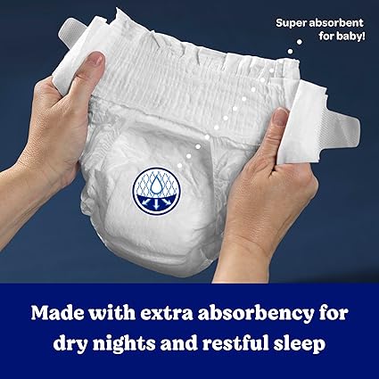 Huggies Overnites Size 3 Overnight Diapers (16-28 lbs), 66 Ct, Packaging May Vary