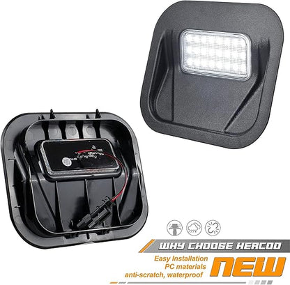 HERCOO Tailgate Step Light LED Truck Bed Multi-Pro Lamp Kit Compatible with GMC Sierra 1500 2500 HD 3500 HD 2020-2021 Chevrolet Silverado 1500 2500 HD 3500 HD 2020, Replacement for 84347814