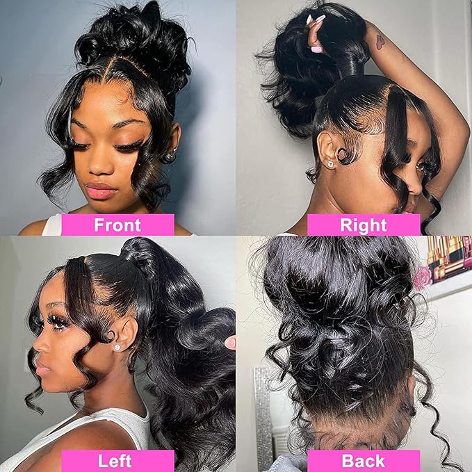 18 Inch 360 Lace Frontal Closure Body Wave Ear To Ear Frontal HD Lace 100 Remy Human Hair 360 Swiss Lace Frontal 150 Density Natural Color