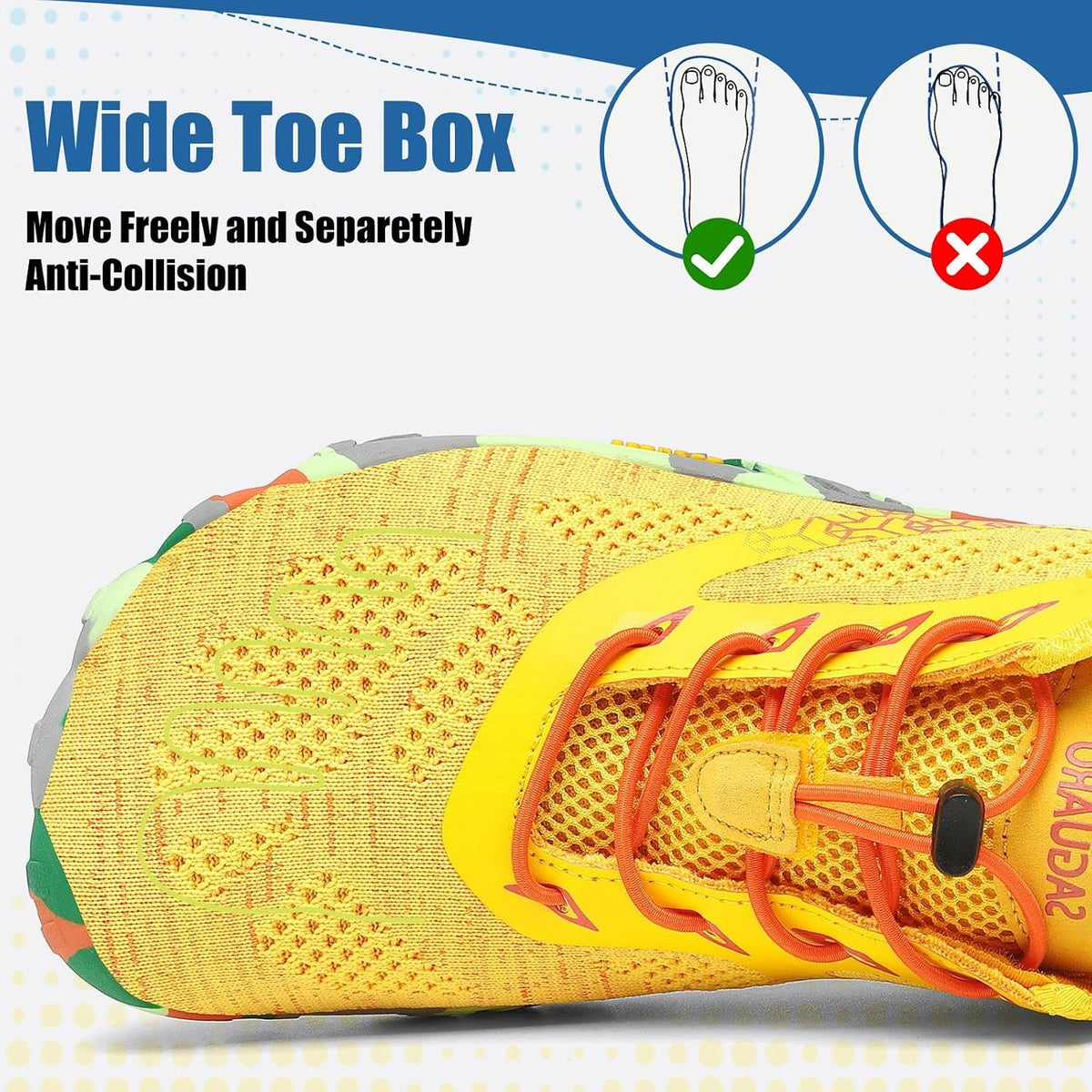SAGUARO Womens Mens Barefoot Shoes Minimalist Trail Runner Wide Toe Box Zero Drop Outdoor Cross Training Shoe