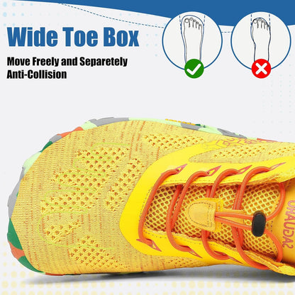 SAGUARO Womens Mens Barefoot Shoes Minimalist Trail Runner Wide Toe Box Zero Drop Outdoor Cross Training Shoe