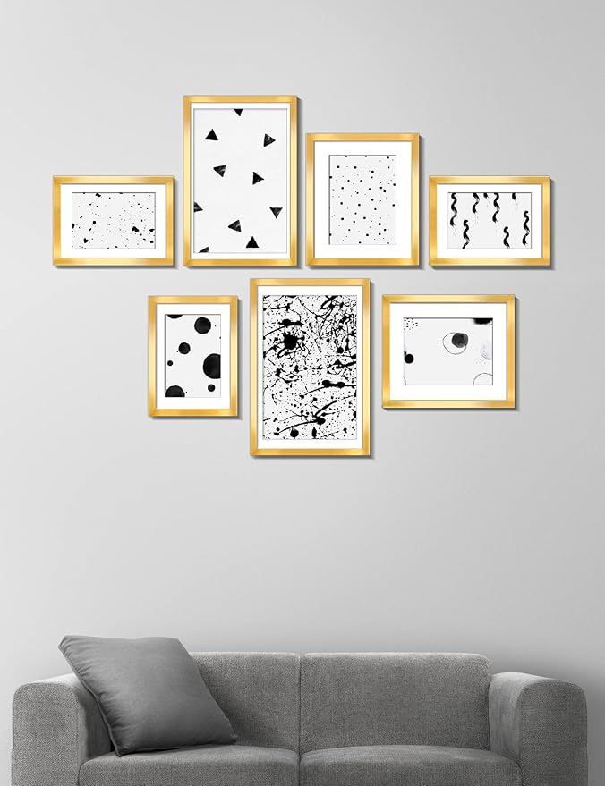 Annecy 9x12 Picture Frames (1 Pack, Gold), Simple Designed Photo Frame, For Pictures 9x12 for Wall Mounting, Classic Simple Home Office Decor