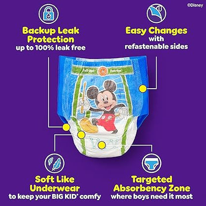 Pull-Ups Boys' Potty Training Pants, 4T-5T (38-50 lbs), 99 Count (3 Packs of 33)