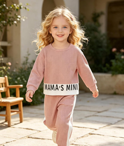 Toddler Girls' Long Sleeve Sweatshirt and Pants Set