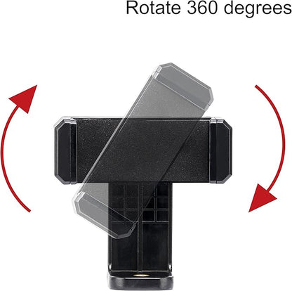 BONFOTO Universal Cell Phone Tripod Mount Adapter,Rotates Vertical and Horizontal, Adjustable with Padded Clip Fits for All Smartphones Compatible with All tripods