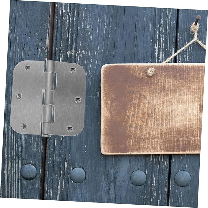 Sleek Door Hinge for Home Metal Door Hardware Elegant Replacement for Cabinets Windows Matte Finish Smooth Edges for Easy Installation
