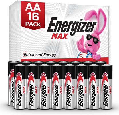Energizer MAX AA Batteries (8 Pack), Double A Alkaline Batteries (Not in Original Packaging)