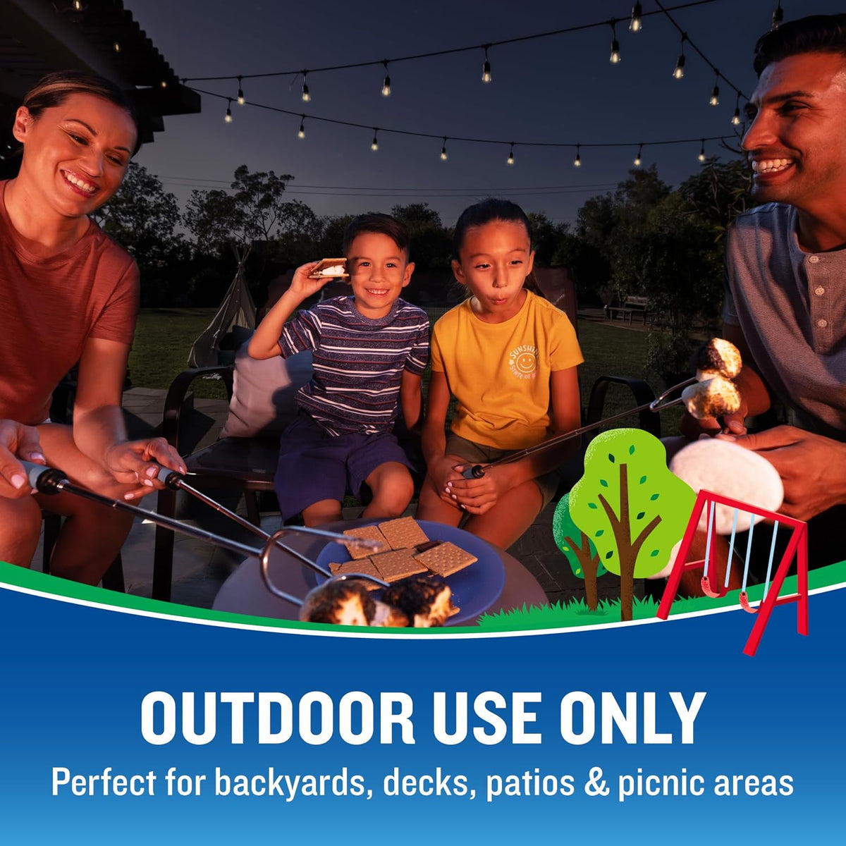 Cutter Backyard Bug Control Outdoor Fogger 16 Oz, 2 Pack Kills Mosquitoes, Gnats, Flies, Wasps & More, For Decks, Patios & Picnic Areas, Treats up to 1,200 Cu Ft
