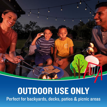 Cutter Backyard Bug Control Outdoor Fogger 16 Oz, 2 Pack Kills Mosquitoes, Gnats, Flies, Wasps & More, For Decks, Patios & Picnic Areas, Treats up to 1,200 Cu Ft