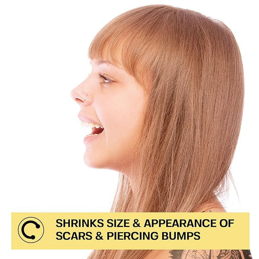 BASE LABORATORIES Piercing Bump Solution  Keloid Bump Removal  Soothing Piercing Aftercare for Piercing Bumps  Keloid Scar Removal  Ear  Nose Keloid Bumps Piercing Aftercare Solution Oil  0.5 oz