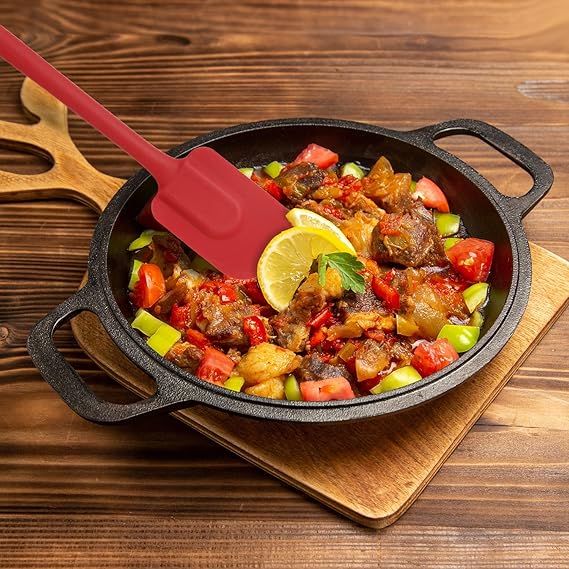 Mrs. Anderson‚Äôs Baking Silicone Spatula, Flexible and Non-Stick, Red