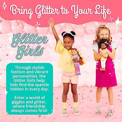 Glitter Girls - Bluebell 14-inch Poseable Fashion Doll - Dolls for Girls Age 3  Up,Pink, Brown, Silver, Blue