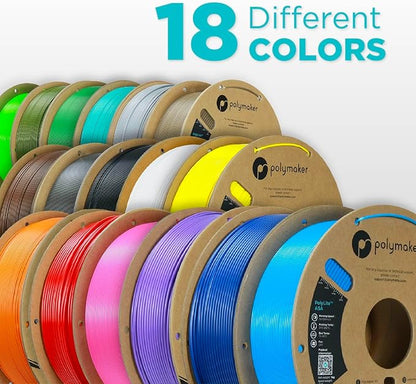 Polymaker ASA Filament 1.75mm Dark Grey, 1kg ASA 3D Printing Filament, Heat  Weather Resistant - ASA 3D Printer Filament Perfect for Printing Outdoor Functional Parts