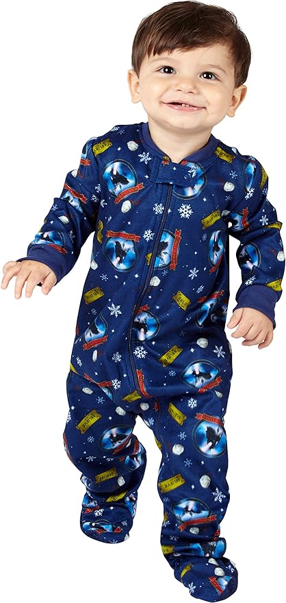 Polar Express Kids Believe One Piece Pajama Sleeper