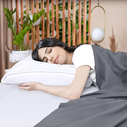 Utopia Bedding Flat Sheet - 1 Pack (Queen, Grey) - Soft Brushed Microfiber Fabric - Shrinkage & Fade Resistant Top Sheet - Easy Care Bed Sheet