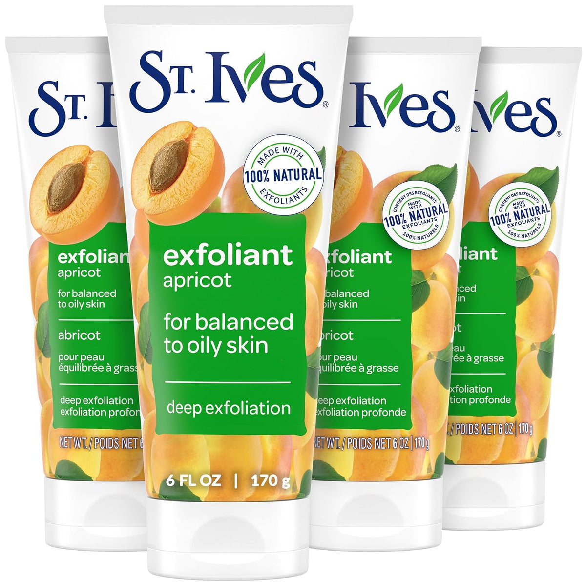 This award-winning face scrub from St. Ives uses natural walnut shell powder to deeply exfoliate and reveal clean, glowing skin.