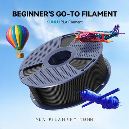 3D Printer Filament PLA Filament 1.75mm, Neatly Wound 3D Printing Filament 1.75mm, Dimensional Accuracy +/- 0.02 mm, Fit Most FDM 3D Printers, 1kg Spool (2.2lbs), Transparent purple