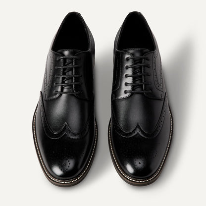 Essentials Men's Wingtip Derby Dress Shoes Size 8