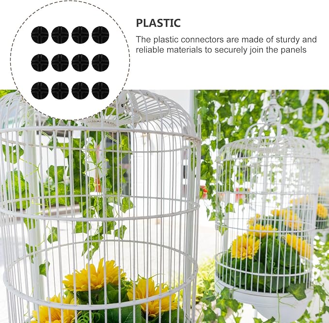 24 Pcs Fence Buckle Cabinet Fasteners Shoe Cabinet Clips Shelving Assembly Buckles Cabinet Buckles Plastic Buckles Plastic Closet Buckles Fixing Buckles Closet Accessories