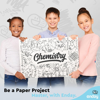 White Poster Board 22x28 Poster Paper, Value Poster Boards Pack of 100 Sheets Posterboard, Large Poster Board Bulk for School Supplies Art Craft Project Presentation - Enday (minor damage in one corner)