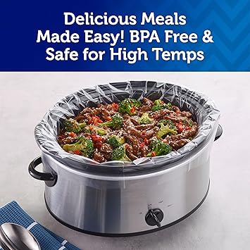 Reynolds Kitchens Slow Cooker Liners, Regular (Fits 3-8 Quarts), 6 Count