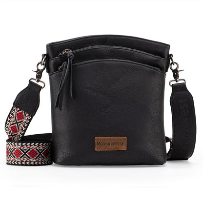 Montana West Double Compartments Cross Body Bag for Women with Adjustable Strap and Specialized Pocket