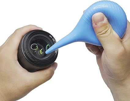 Rubber Suction Ear Syringe,60ml Hand Bulb Syringe Ear Washing Squeeze Bulb- Blue Smooth