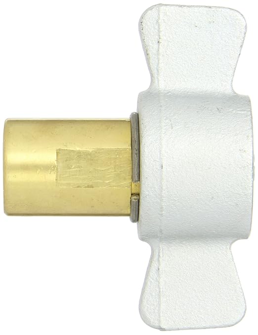 Dixon Valve 6WF6-B Brass Wingstyle Interchange Hydraulic Fitting, Coupler, 3/4" Coupling x 3/4" - 14 NPTF Female Thread