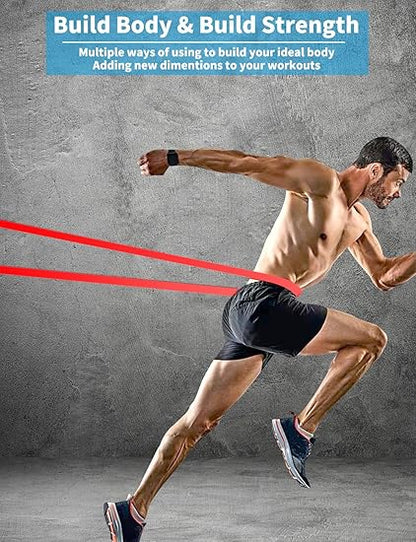 Pull Up Bands, Resistance Bands, Pull Up Assistance Bands Set for Men  Women, Exercise Workout Bands for Working Out, Body Stretching, Physical Therapy, Muscle Training