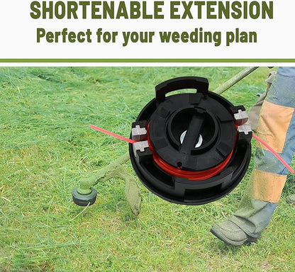 4 Pack Universal Trimmer Head for Weeders fits Speed Feed 400 SRM210 SRM230 SRM250 SRM251 PAS210 PAS211 PAS225 PAS230 PAS260 SHINDAIWA 22T C230 C242 B45  B450 ETC Weed Eater