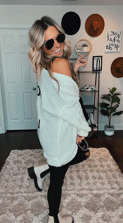 PRETTYGARDEN Women's Long Sleeve Open Front Knit Cardigans Sweaters Soft Loose Draped Coat Outerwear
