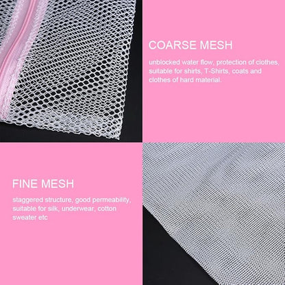 Mesh Laundry Bag with Premium, Delicate Garments Women Wash Machine Bag, Blouse, Hosiery, Stocking, Underwear, Bra (Fine Mesh 40  50cm)