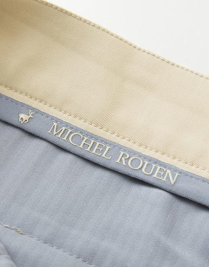 MICHEL ROUEN Golf Shorts Men 7" Solid 8 Pockets Lightweight Water-Resistant Flat Front Flex Stretch Casual Mens Dress Shorts