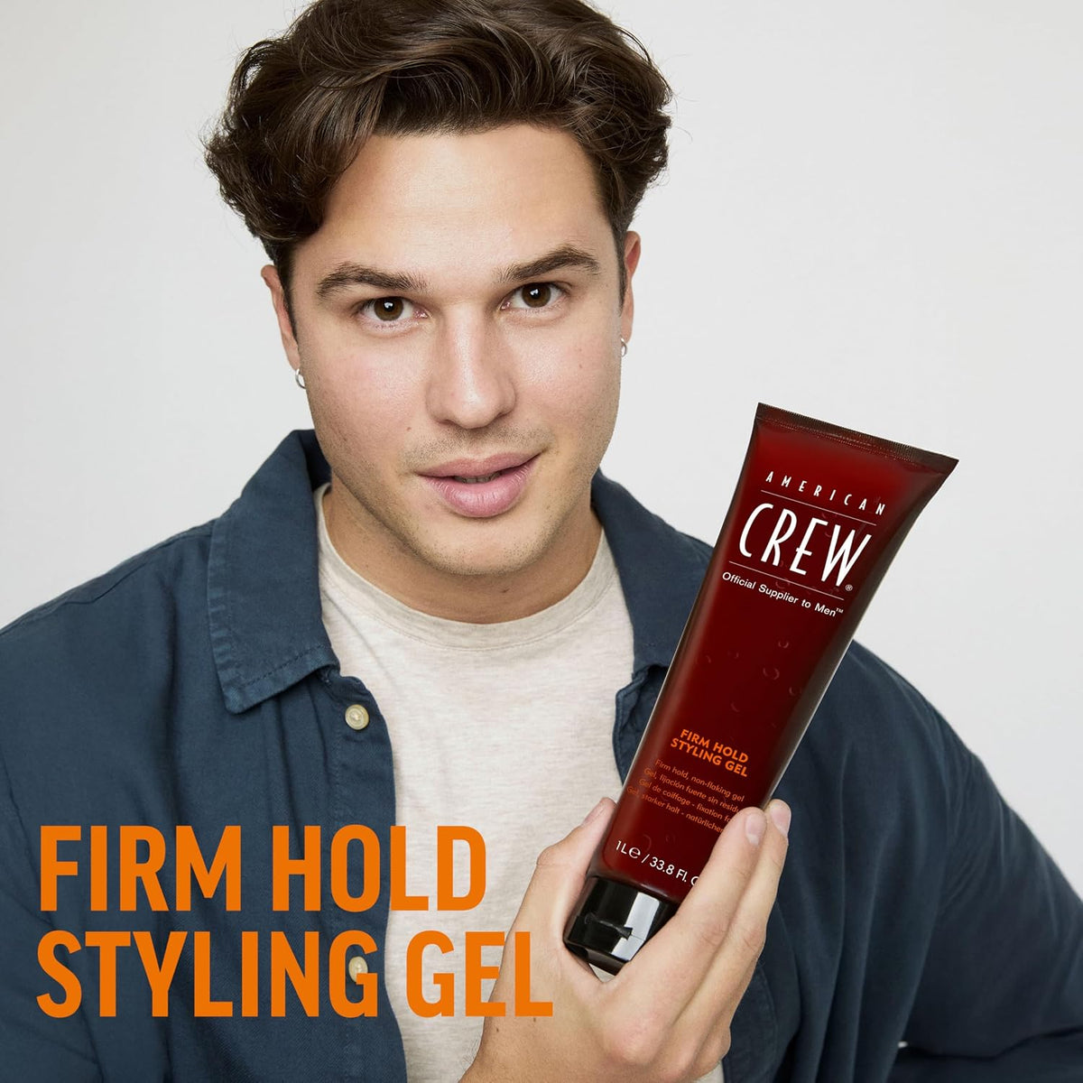 This moisture-rich hair gel from American Crew provides a defined, frizz-free look with high hold and shine. Perfect for taming and styling your hair.