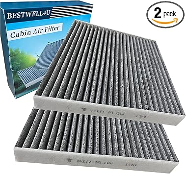 2 Pack BW134 Cabin air filter Replacement for CP134,CF10134