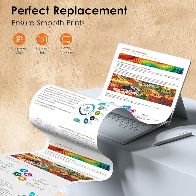 822xl Black Remanufactured Ink Cartridges Combo Pack Replacement for Epson 822 XL Use with Workforce Pro WF-3820 WF-3823 WF-4820 WF-4830 WF-4833 WF-4834 (2 Black)