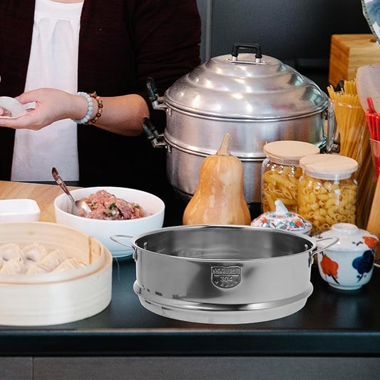 STOBAZA 22cm8.6in Stainless Steel Steamer Basket for Food Steamer Basket Insert Steam Rack Trivet, Steamer Grid Compatible with InstantPot Pressure Cooker Kitchen Cookware