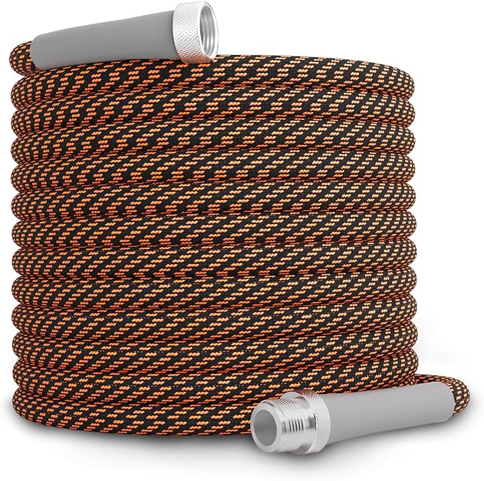Garden Hose 50 ft, Non-Expandable Water Pipes Flexible, Durable, Kink Free, Lightweight, Suitable for Outdoor, Lawns, Car Wash