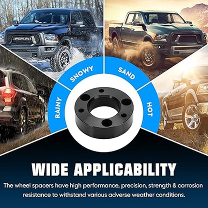 2.5'' Leveling Lift Kit Compatible with Ford F-150 2004-2023, Expedition 2003-2017, Fit for Lincoln Mark LT 2006-2008, Forged Front Strut Spacers Suspension Kit