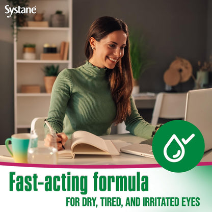 Systane Ultra Lubricant Eye Drops, Twin Pack, 10 ml Each