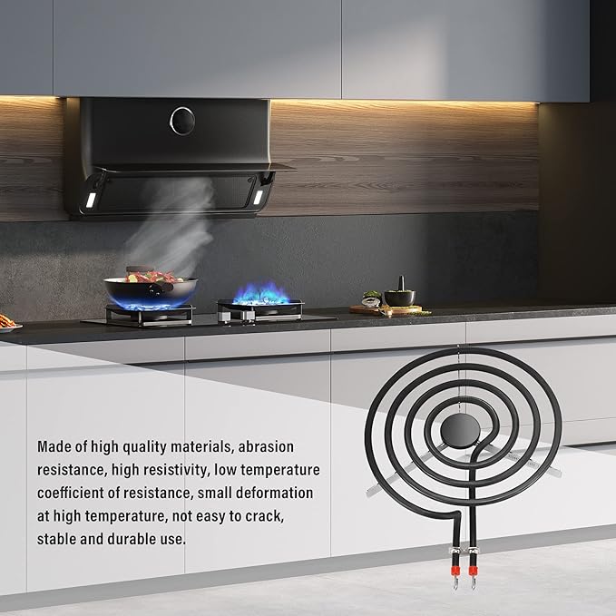 316442300 Range Surface Element 8'' Electric Range Surface Burner Coil Element by Romalon Fit for Frigi-daire Range Stove Cooktop Oven Coil Surface Element