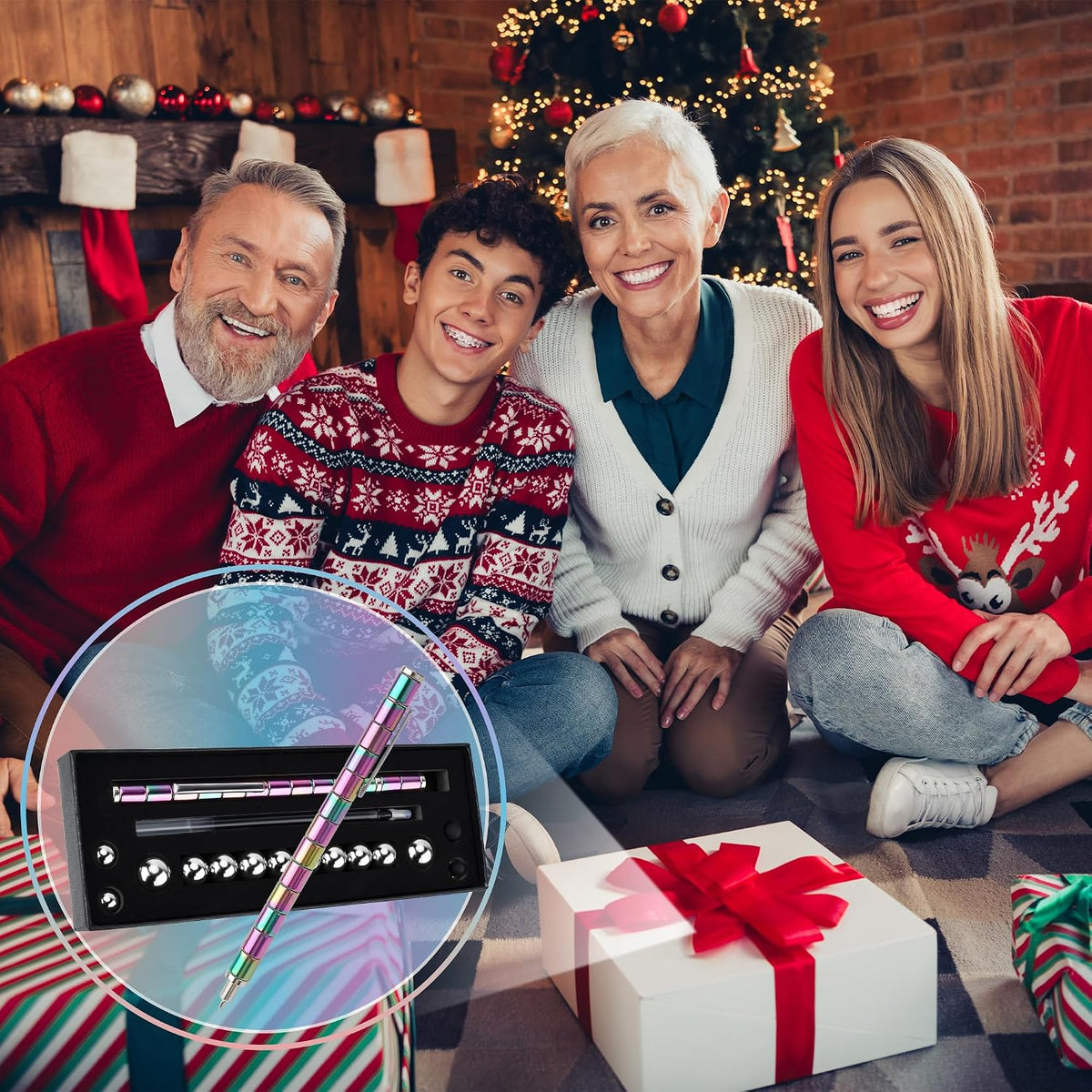 Fidget Pen, Magnetic Pen, Trendy Stress-Relief Toy for Teenagers, Work Decompression Gadgets?Teenager's Birthday Gift Ideas?Gifts Suitable for Boys and Girls. (Colorful)