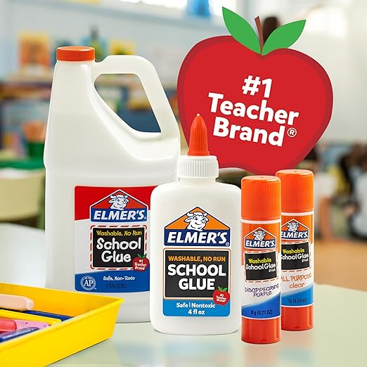 Elmer's All Purpose School Glue Sticks Washable 7 Grams 30 Count