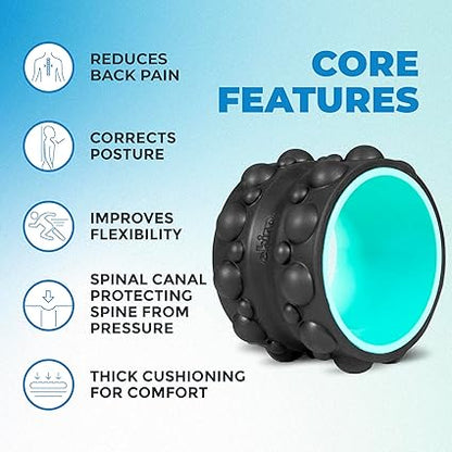 Chirp Wheel XR Knot Kneader - Firm Foam Roller, Deep Tissue Massager, Shiatsu Thumb Massage, Muscle Release Tool for Knots and Tension Relief and for Physical Therapy and Relaxation - 6" Mint