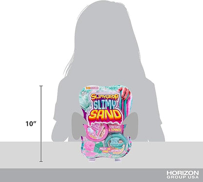 Twist - TealPink Scented Stretchy Cloud Slime, Cotton Candy  Watermelon, Stretchable, Moldable, Play Sand, 10oz.Great for Tactile Fun
