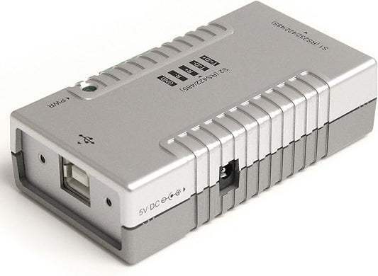 STARTECH.COM 2 Port USB to RS232 RS422 RS485 Serial Adapter with COM Retention