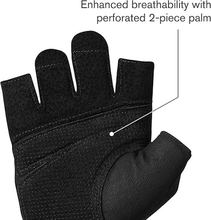Harbinger Pro Gloves 2.0 for Weightlifting, Training, Fitness, and Gym Workouts - Unisex Black X-Large