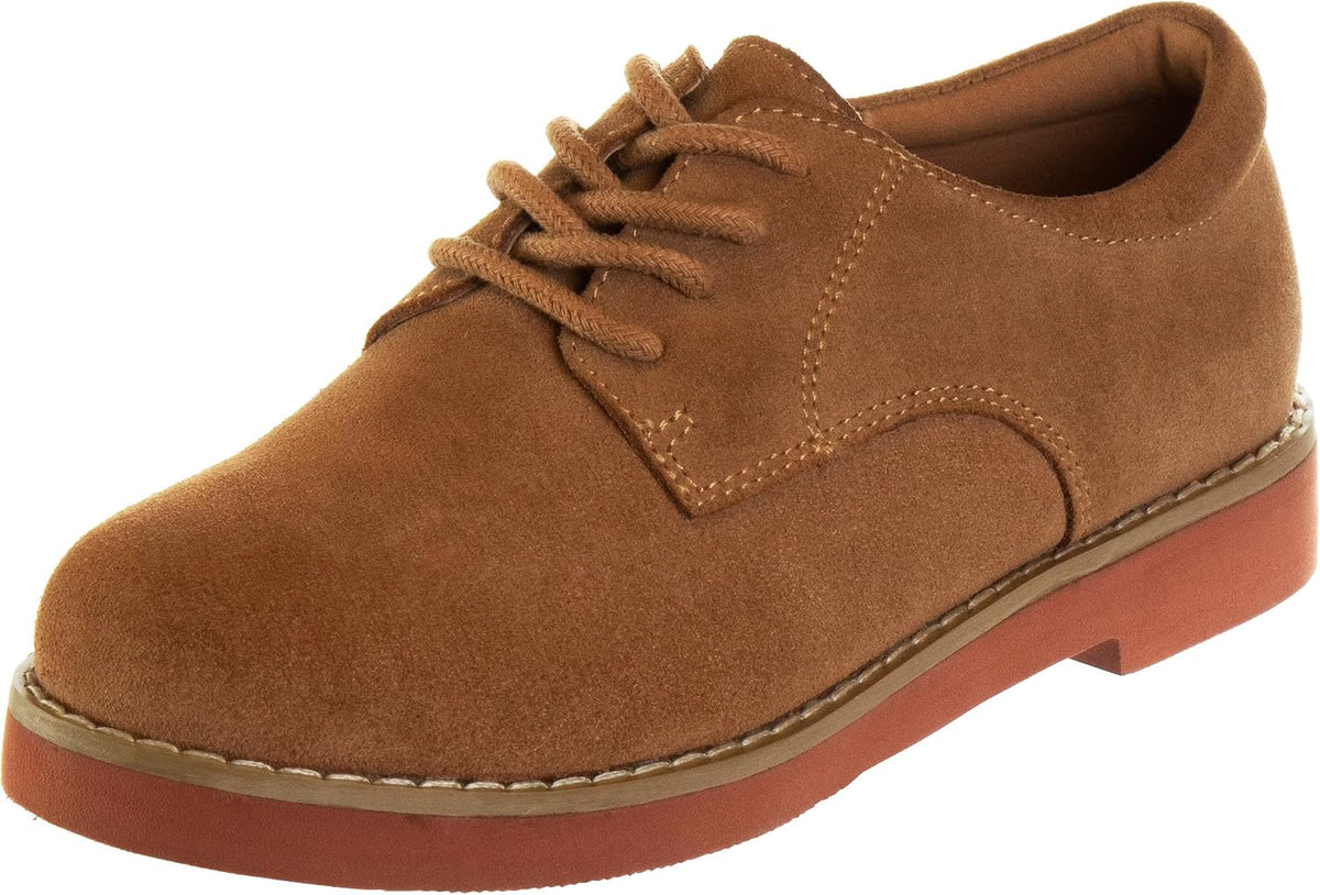 French Toast Kids Oxford Dress Shoes - Lace Up Loafer School Uniform Saddle Shoe for Girls and Boys (Sizes: 11-13 Little Kid / 1-7 Big Kid)