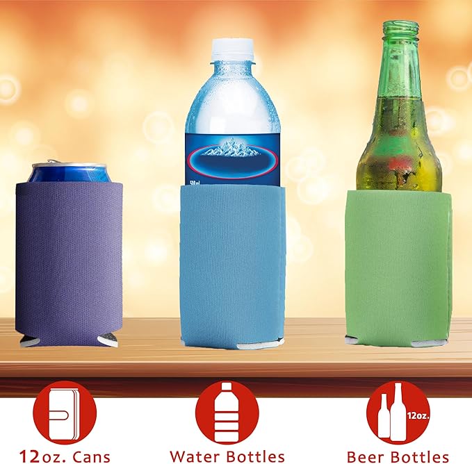 Can Cooler Sleeves Blank Poly Foam