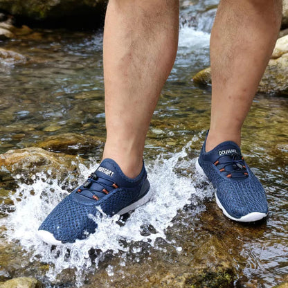 DOUSSPRT Men's Water Shoes Quick Drying Sports Aqua Shoes